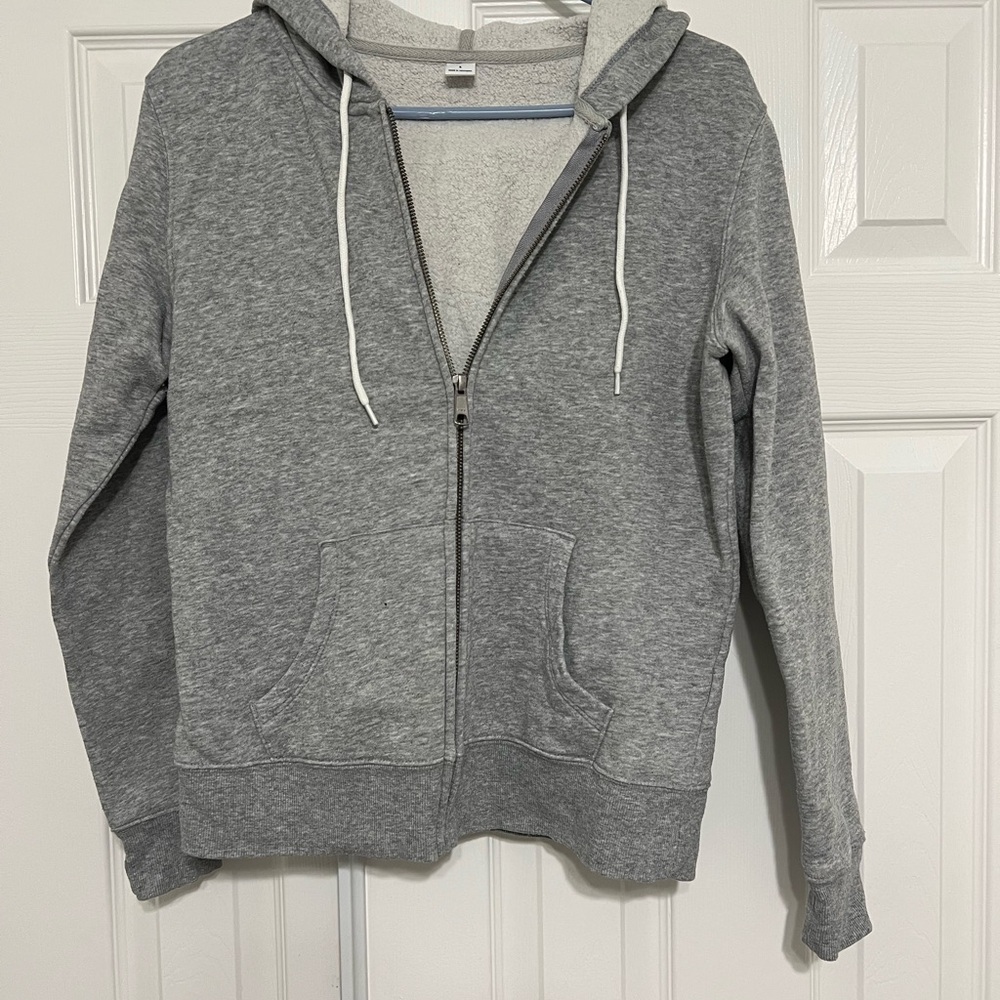 Old Navy Gray Zip-Up Hoodie